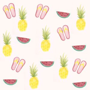 Aquarell Sommer Icons