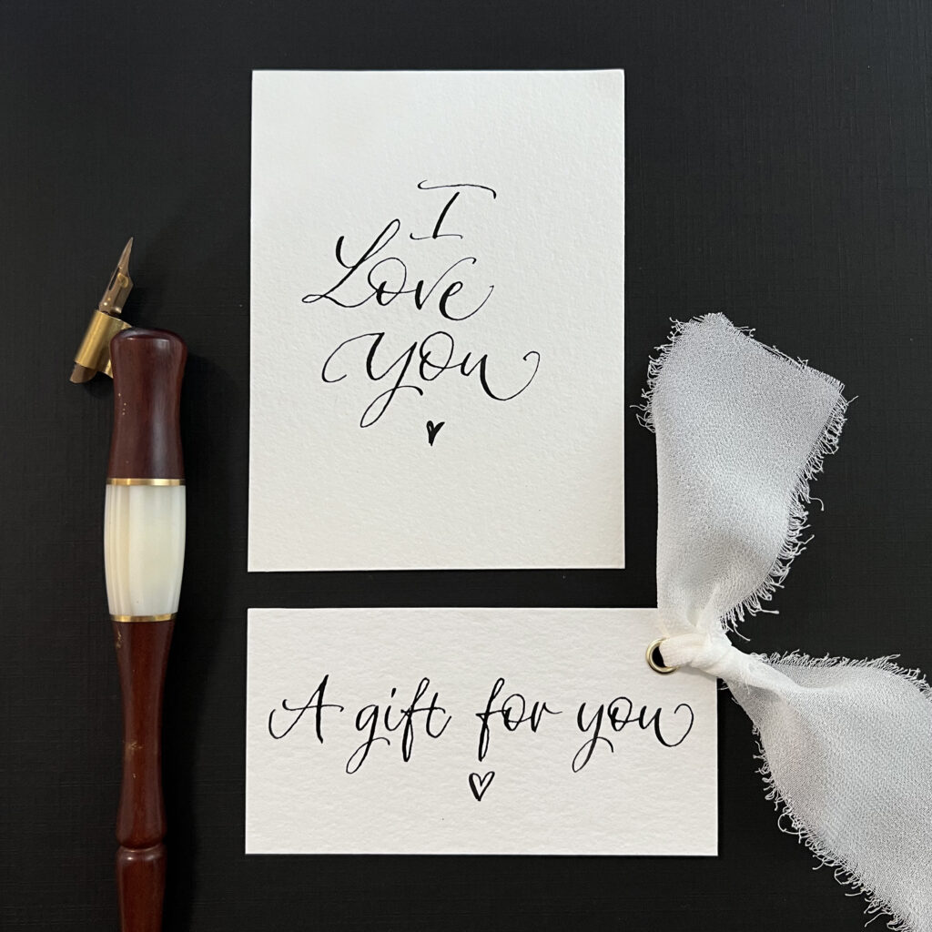 Moderne Kalligrafie, Spitzfederkalligrafie