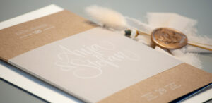 Hochzeitseinladung, Grafikdesign Gütersloh