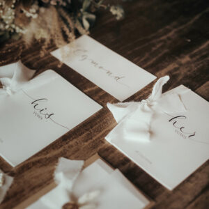 Kalligrafie Hochzeitspapeterie