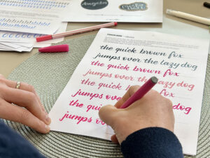 Brushlettering lernen, Brushlettering Workshop