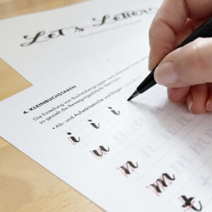 Brushlettering Workshop, Brushlettering lernen